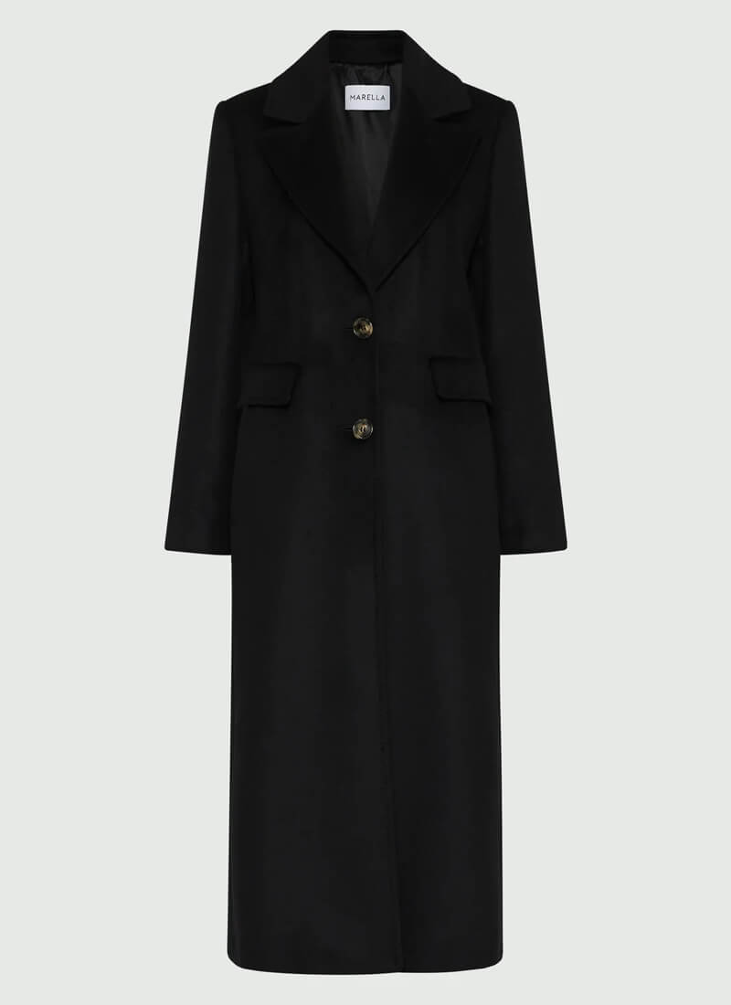 Marella long wool coat Debussy