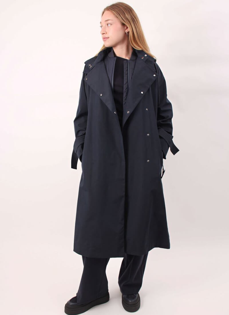 Max Mara Leisure technical fabric 2 in 1 trench coat Carter