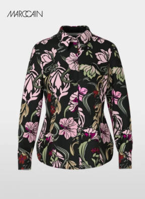 Essentiel Antwerp floral print silk shirt