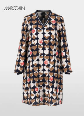 Marc Cain Sports heartbreaker print dress