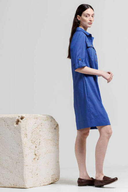 Diana Gallesi belted shirt dress 71558R003178N