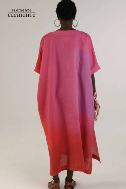 Elemente Clemente loose fit linen dress