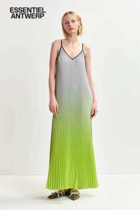 Essentiel Antwerp plissé slip dress Haurus