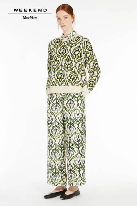 Silk crepe de Chine trousers by Max Mara Weekend – luxe, lightweight summer trousers